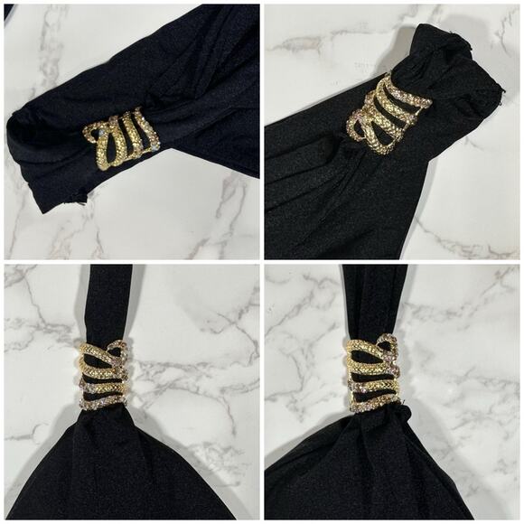 Dolcessa Black Medusa M/L Bikini $250 - Picture 11 of 16